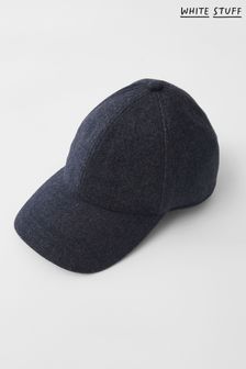 White Stuff Baseball-Cap aus Wolle, Blau (U01438) | 39 €