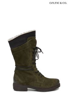 Celtic & Co. Green Woodsman Boots (U02289) | $310