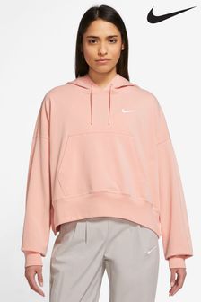 Nike Pink Sportswear Oversized Jersey Pullover Hoodie (U02341) | €42