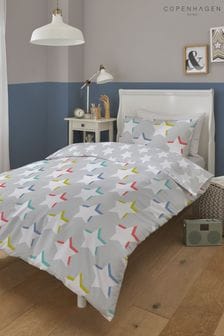 Copenhagen Home Étoilé Parure de lit et taie d'oreiller multicolores pour enfants (U02516) | €17 - €23