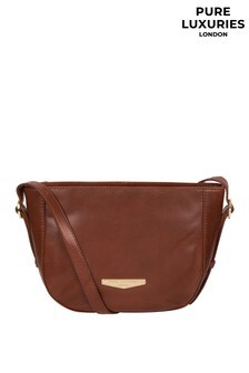 Pure Luxuries London Kaye Vegetable-Tanned Leather Shoulder Bag (U02624) | LEI 269