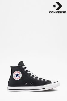 Converse Grey Chuck All Star Faux Leather High Trainers (U02927) | €83