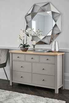 Dove Grey Malvern Paint Effect 7 Drawer Chest of Drawers (U03283) | €520