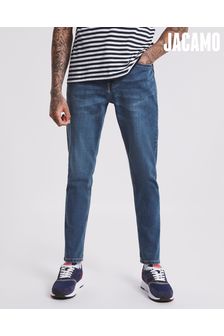 Jacamo Blue Tapered Fit Stretch Jeans (U03384) | ₪ 121