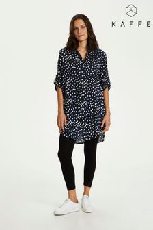 Kaffe Black Vivian Loose Fit Dot Shirt Dress (U03406) | 54 €