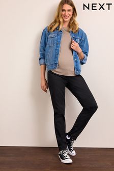 Black Maternity Skinny Jeans (U03426) | OMR15