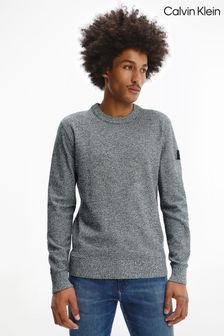 Calvin Klein Grey Textured Sweater (U03445) | $181