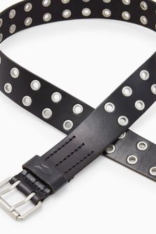 AllSaints Black Sturge Belt (U03905) | 322 QAR