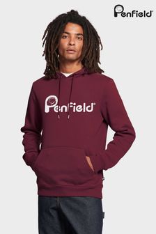 Penfield Purple Bear Chest Print Hooded Sweatshirt (U03975) | 101 €