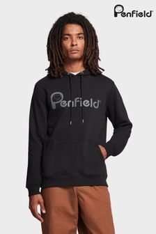 Penfield Black Bear Chest Print Hooded Sweatshirt (U03976) | kr1 370