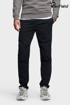 Penfield Black Hudson Script Elasticated Waist Trousers (U03985) | €44.50