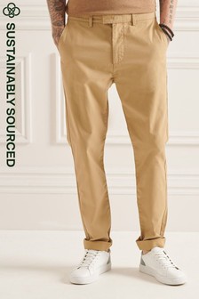 Superdry Nude Organic Cotton Studios Trousers (U04046) | ₪ 256