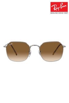 Серебристые и коричневые стекла - солнцезащитные очки Ray-ban Jim (U04379) | €225