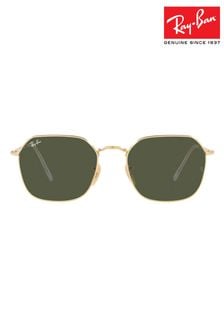 Золотистый/зеленые стекла - солнцезащитные очки Ray-ban Jim (U04381) | €205