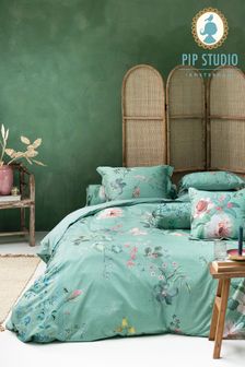 Pip Studio Green Tokyo Bouquet Duvet Cover and Pillowcase Set (U04822) | €122 - €198