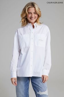 Calvin Klein Jeans Monogram Cotton White Shirt (U06040) | 101 €
