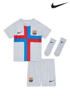 Nike Grey F.C. Barcelona 22/23 Third Football Kit (U06080) | €25