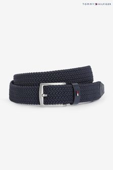 Tommy Hilfiger Blue Denton Elastic Belt (U06325) | $91