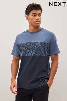 海軍藍色Inject - 普通款 - 柔軟觸感T恤 (U06401) | NT$920