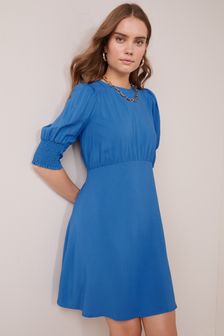 Blue Tea Dress (U06970) | $36
