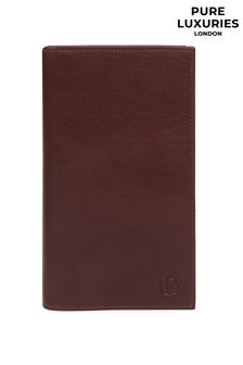 Brown - Pure Luxuries London Blenheim Leather Wallet (U08422) | BGN106