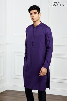 Purple Signature Mens Kurta Shirt (U08514) | €16