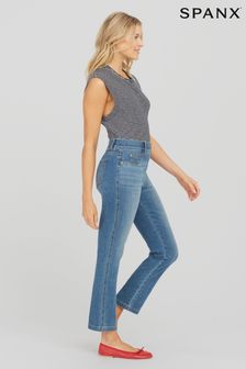 SPANX® Indigo Blue Straight Leg Jeans (U08703) | $185