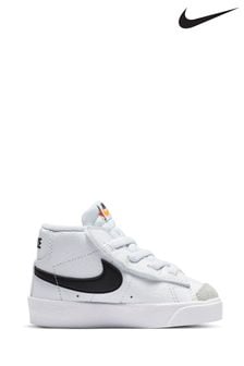 Белый/черный - Кроссовки средней высоты для малышей Nike Blazer 77 (U08867) | €59