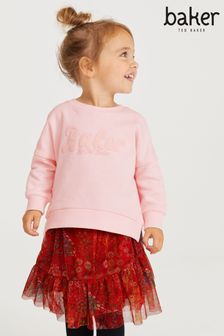 Baker by Ted Baker Pink Sweater and Skirt Set (U08996) | OMR20 - OMR21