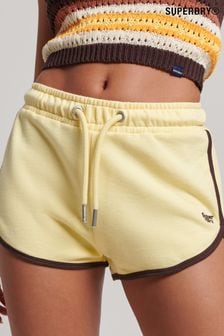 מכנסי ג'רזי צהובים קצרים בגזרת רייסר בסגנון וינטג' של Superdry (U09024) | ‏176 ‏₪