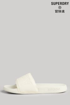 Superdry Cream Code Core Pool Sliders (U09231) | €18