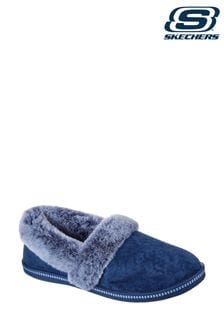 Skechers Blue Cosy Campfire Team Toasty Womens Slippers (U09563) | OMR22