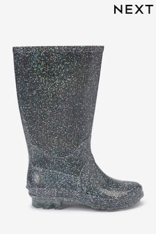 Silver Glitter Wellies (U10052) | AED43 - AED61