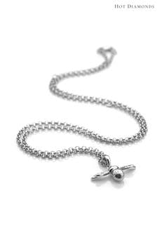 Hot Diamonds Silver Tone Natural Bee Pendant Necklace (U10322) | 4,291 UAH