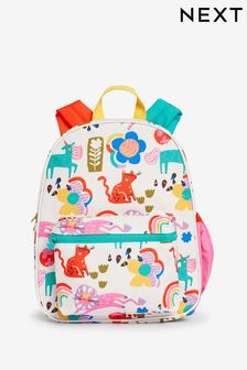 Cream/Red Character Backpack (U10402) | OMR8