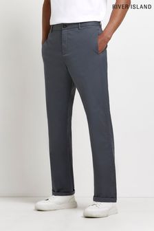 River Island Blue Relaxed Chinos (U10693) | ₪ 130