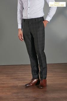 Grün - Signature Empire Mills Karierter Anzug aus 100 % Wolle in Slim Fit: Jacke (U11163) | 128 €