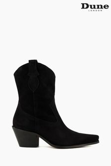 黑色 - Dune London Pardner Pull-on Western Boots (U11368) | NT$7,460