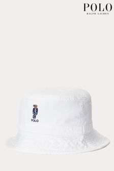 Polo Ralph Lauren Boys White Bear White Bucket Hat (U11440) | €30