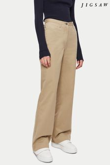 Jigsaw Cream Cotton Stretch Balfour Chino Trousers (U11835) | 92 €