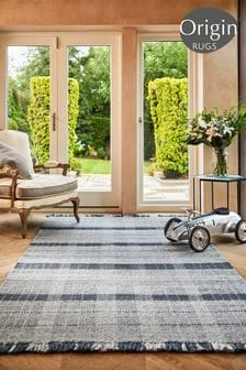 Origins Blue Highland Check Rug (U11907) | €272 - €491