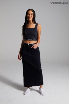 Calvin Klein Jeans Black Maxi Skirt (U11923) | €70