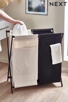 Monochrome Collapsible Sorter Laundry Basket (U12054) | AED242
