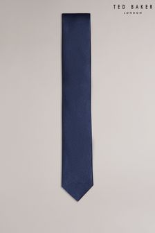 Ted Baker Dark Blue Moorez Ottoman Silk Tie (U12187) | €64