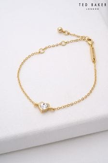 Ted Baker Gold Tone HANSAA: Crystal Heart Adjustable Bracelet (U12190) | €37