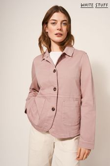 Joules white discount denim jacket