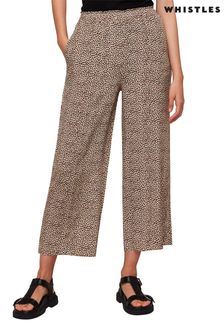 Whistles Animal Dashed Leopard Print Trousers (U12785) | €63