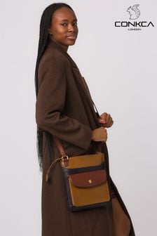 Conkca Lauryn Leather Cross-Body Bag