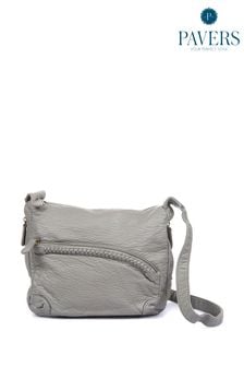 Pavers Grey Adjustable Strap Cross-Body Bag (U12829) | €40