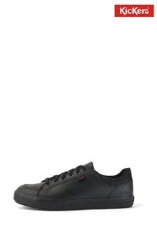 Zapatillas bajas acolchadas de cuero negro Tovni de Kickers (U13089) | 88 €